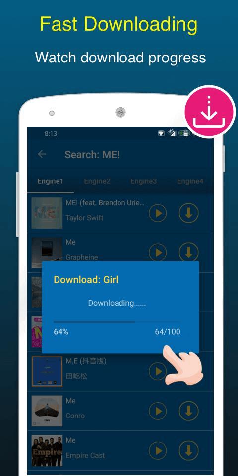 Free Music Downloader + Mp3 Music Download Songs 1.1.0 Screenshot 2