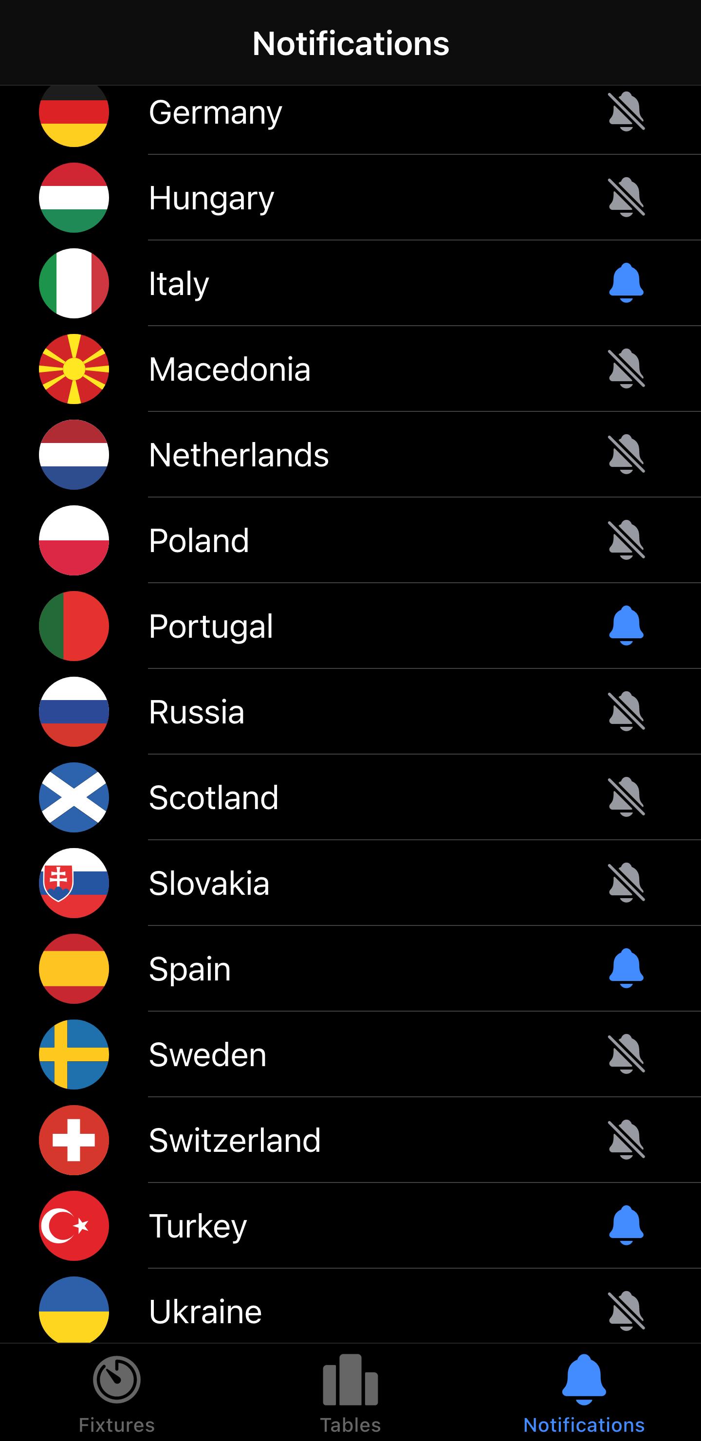 Live Scores for EURO 2020/2021 - Mscores 1.1.1 Screenshot 6