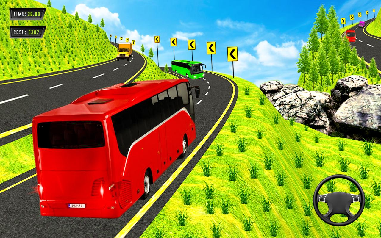 Offroad Mountains Bus Driving Simulator:Coach Game 1.0 Screenshot 2