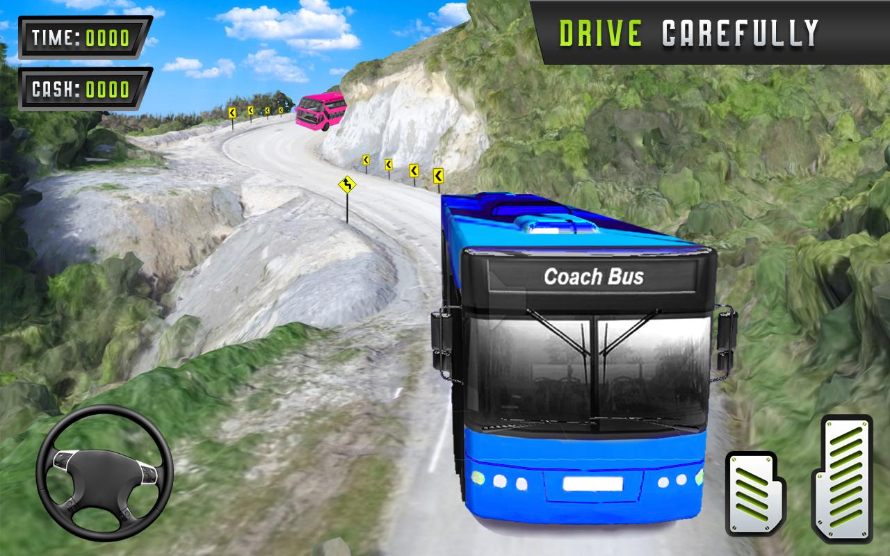 Offroad Mountains Bus Driving Simulator:Coach Game 1.0 Screenshot 3