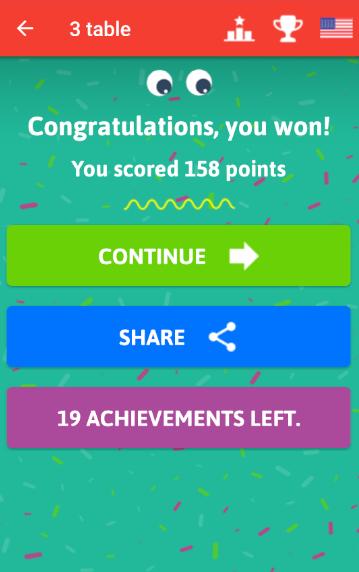 Multiplication Tables - Free Math Game 1.86 Screenshot 4