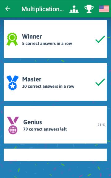 Multiplication Tables - Free Math Game 1.86 Screenshot 6