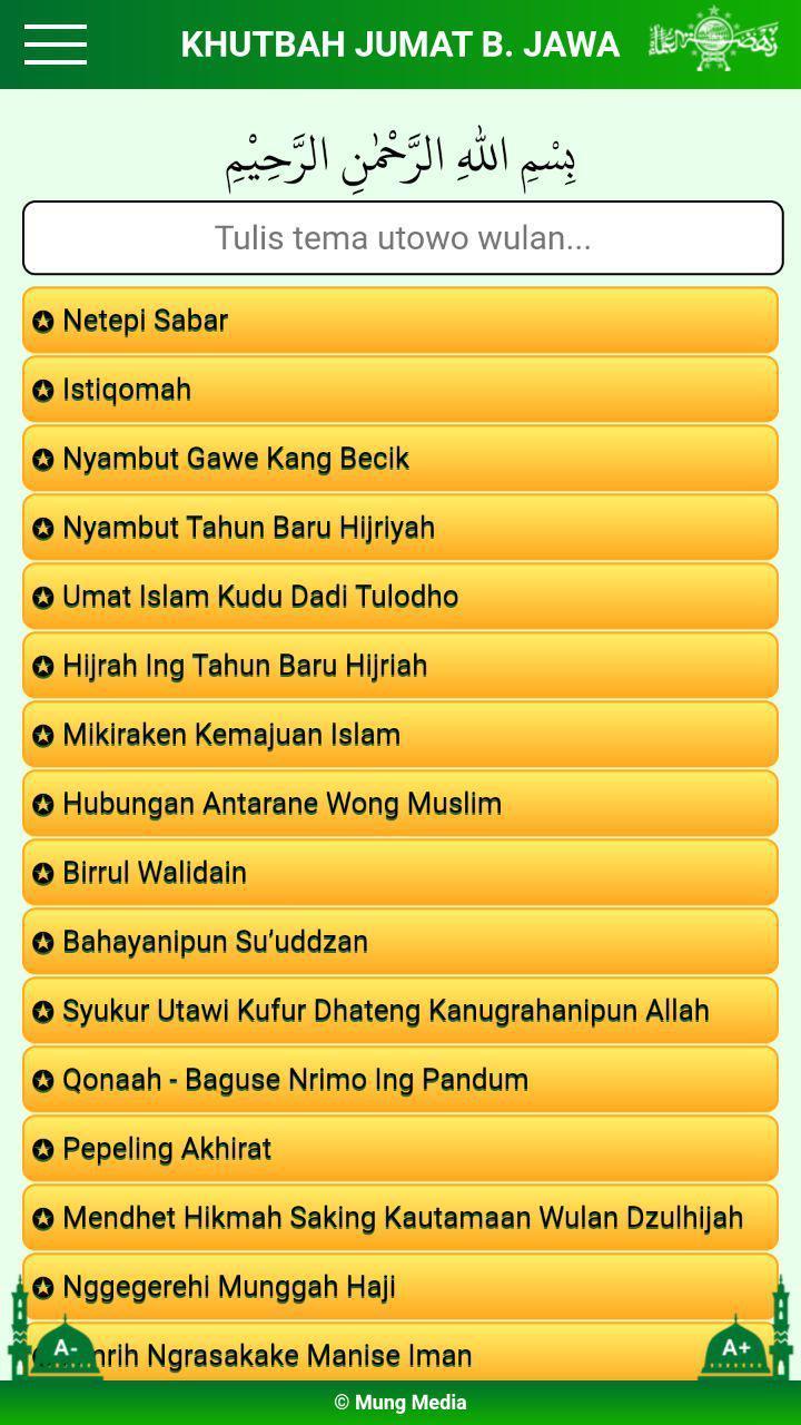 Khutbah Jumat NU 1.8.9 Screenshot 6