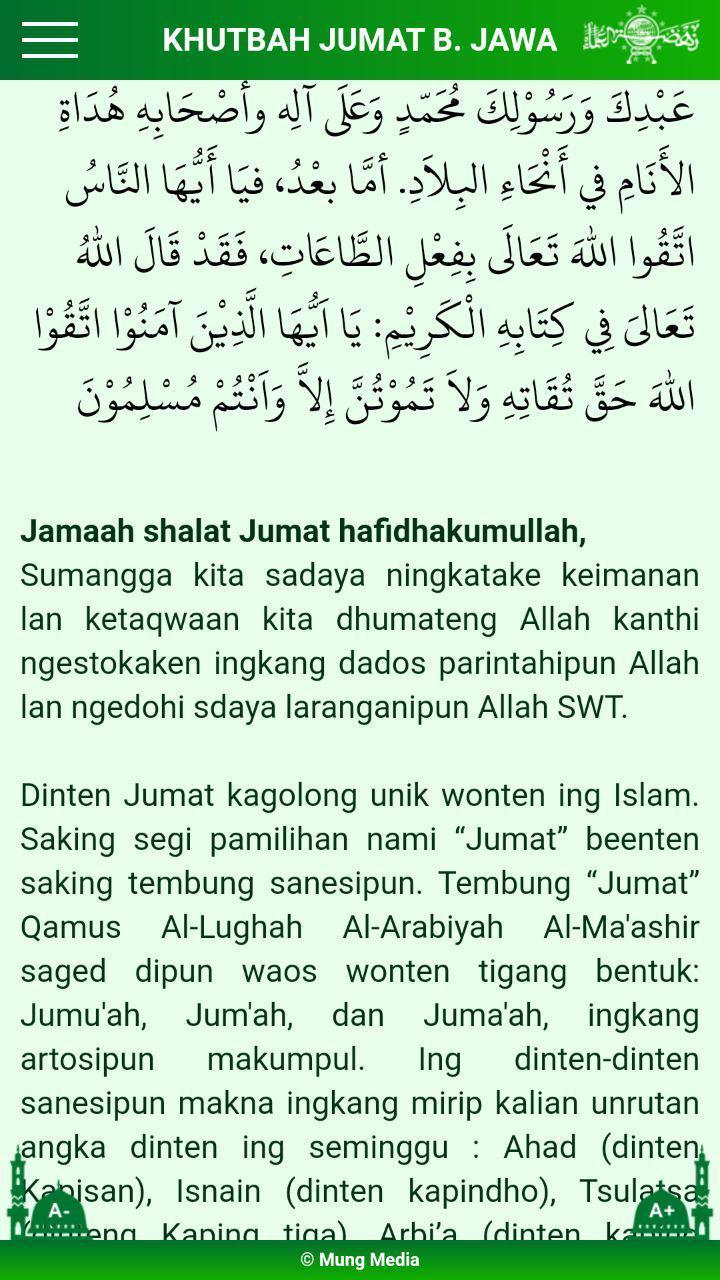 Khutbah Jumat NU 1.8.9 Screenshot 7