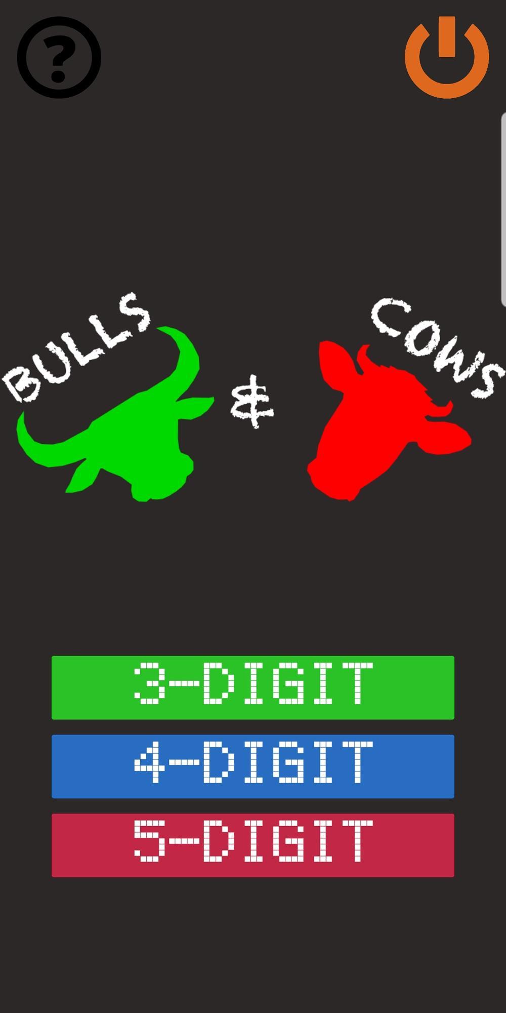 Bulls & Cows Mastermind 5 Screenshot 2