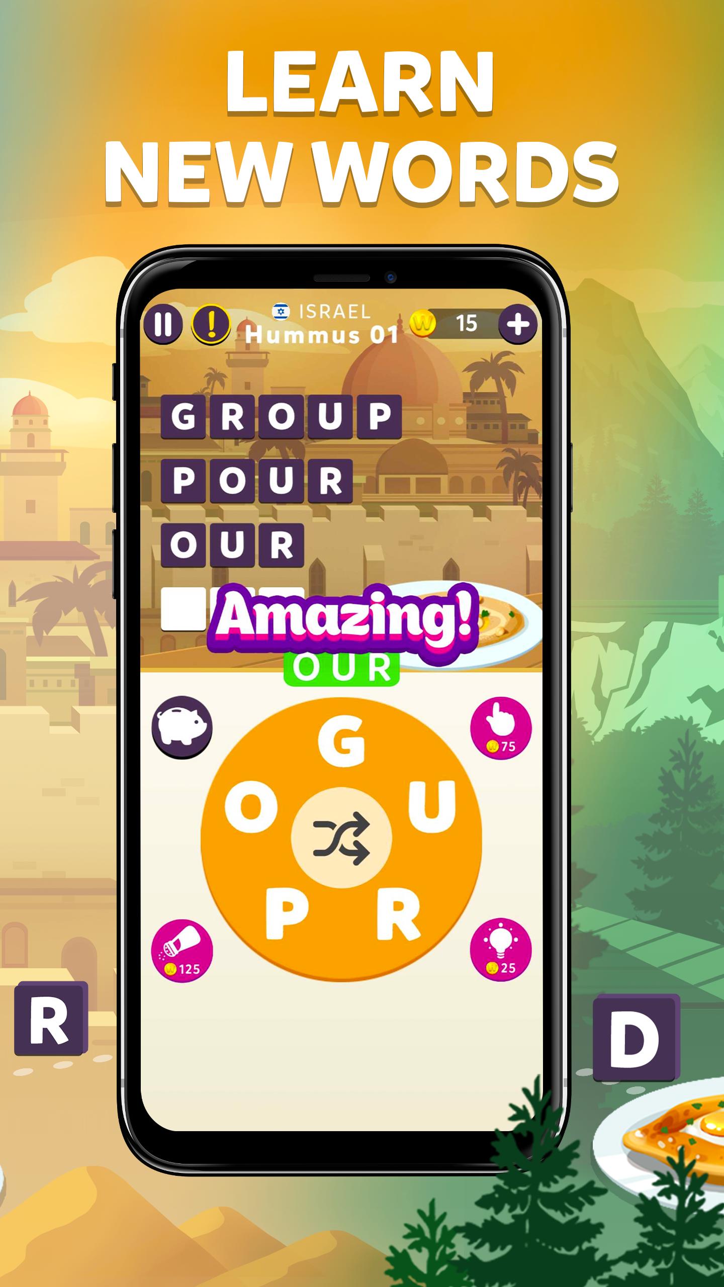 Wordelicious - Play Word Search Food Puzzle Game 1.0.18 Screenshot 3