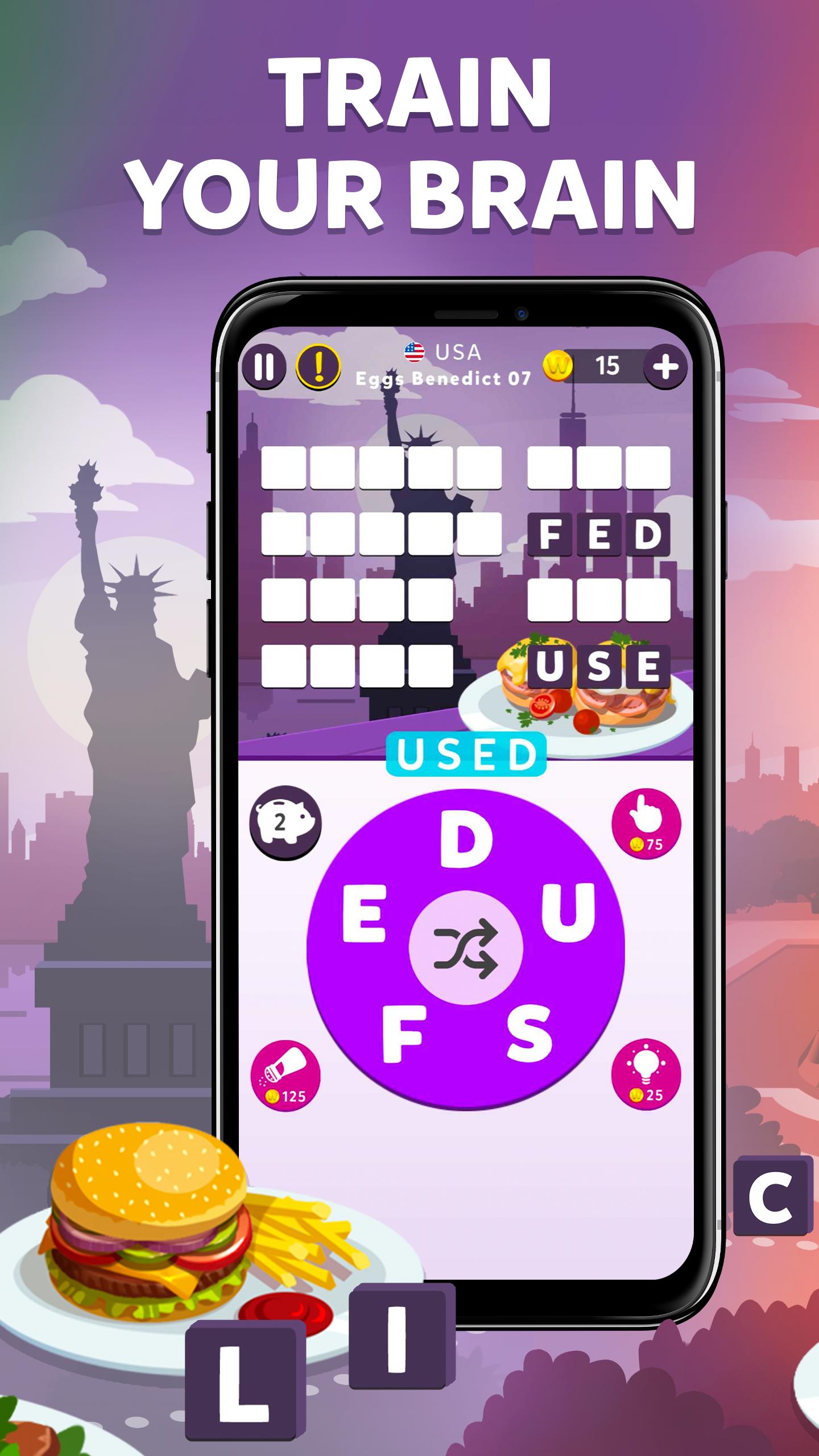 Wordelicious - Play Word Search Food Puzzle Game 1.0.18 Screenshot 5