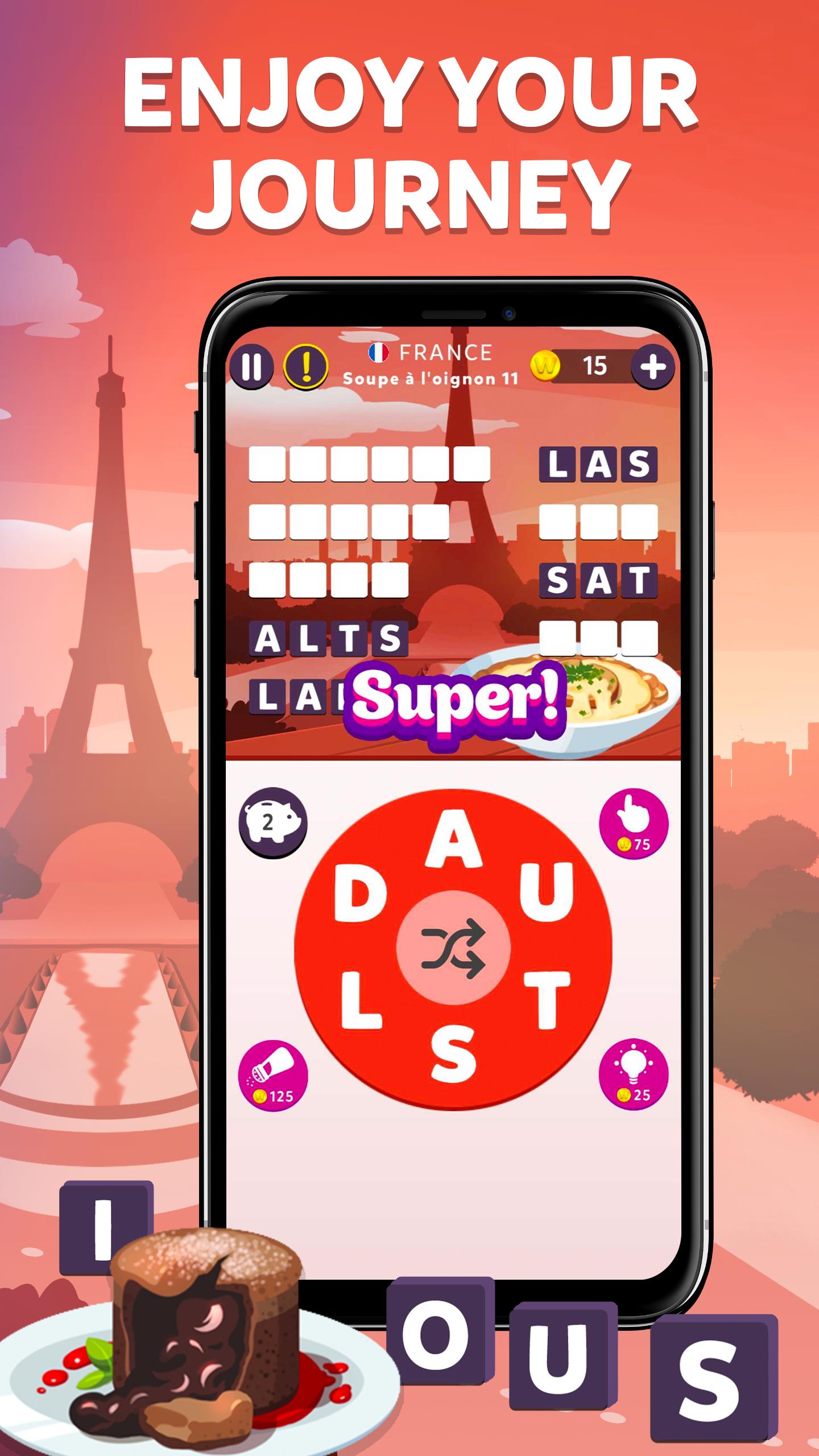Wordelicious - Play Word Search Food Puzzle Game 1.0.18 Screenshot 6