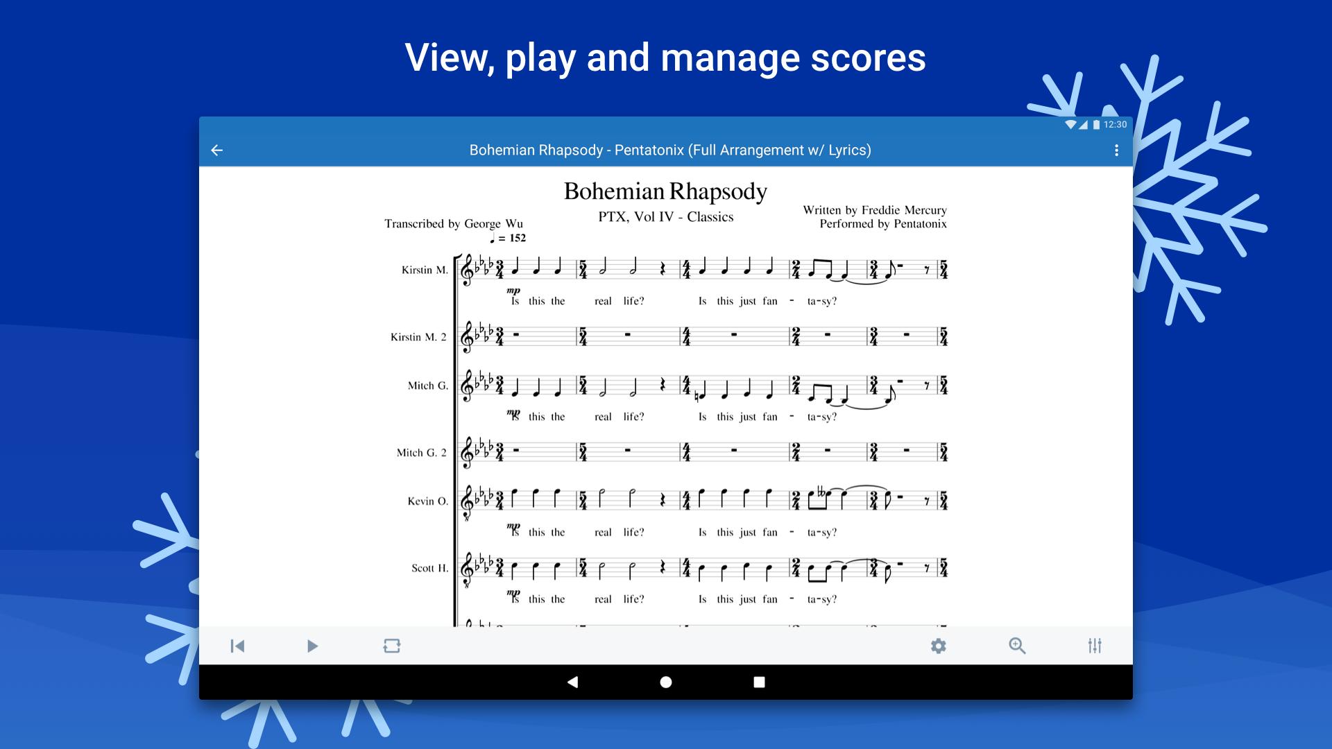 Musescore view and play sheet music 2.4.30 Screenshot 8