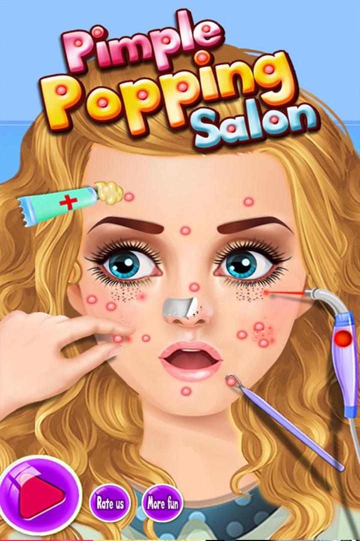 Little Doll Pimple Popping: Face Spa Salon Games 2.3 Screenshot 1