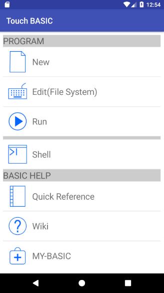 Touch BASIC 1.1.3 Screenshot 1
