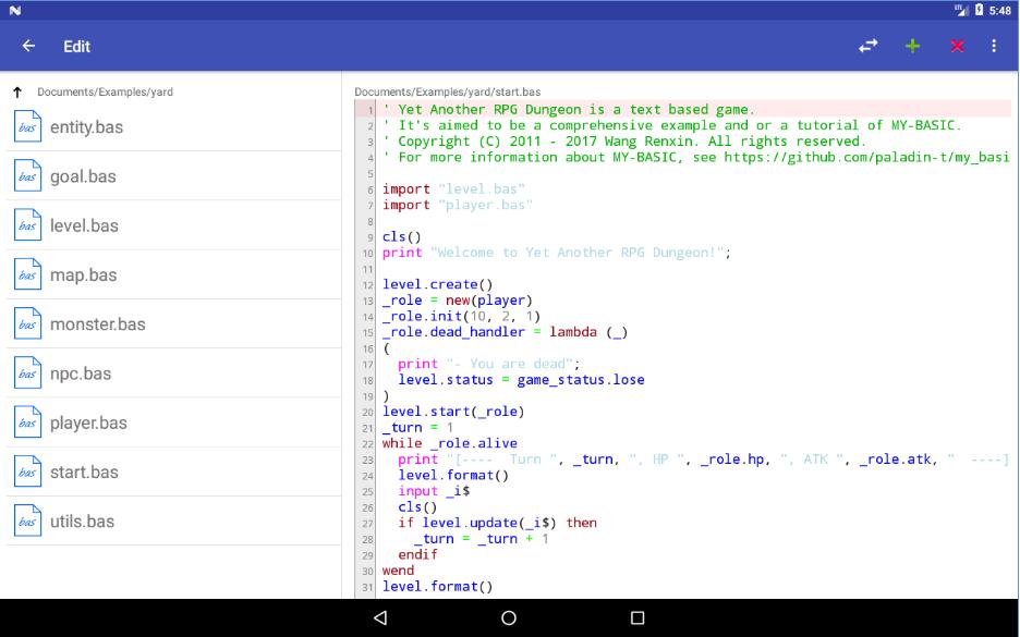 Touch BASIC 1.1.3 Screenshot 10