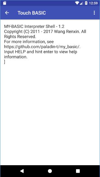 Touch BASIC 1.1.3 Screenshot 5