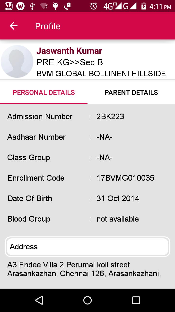 BVM Global Parent Portal 1.1.0 Screenshot 4