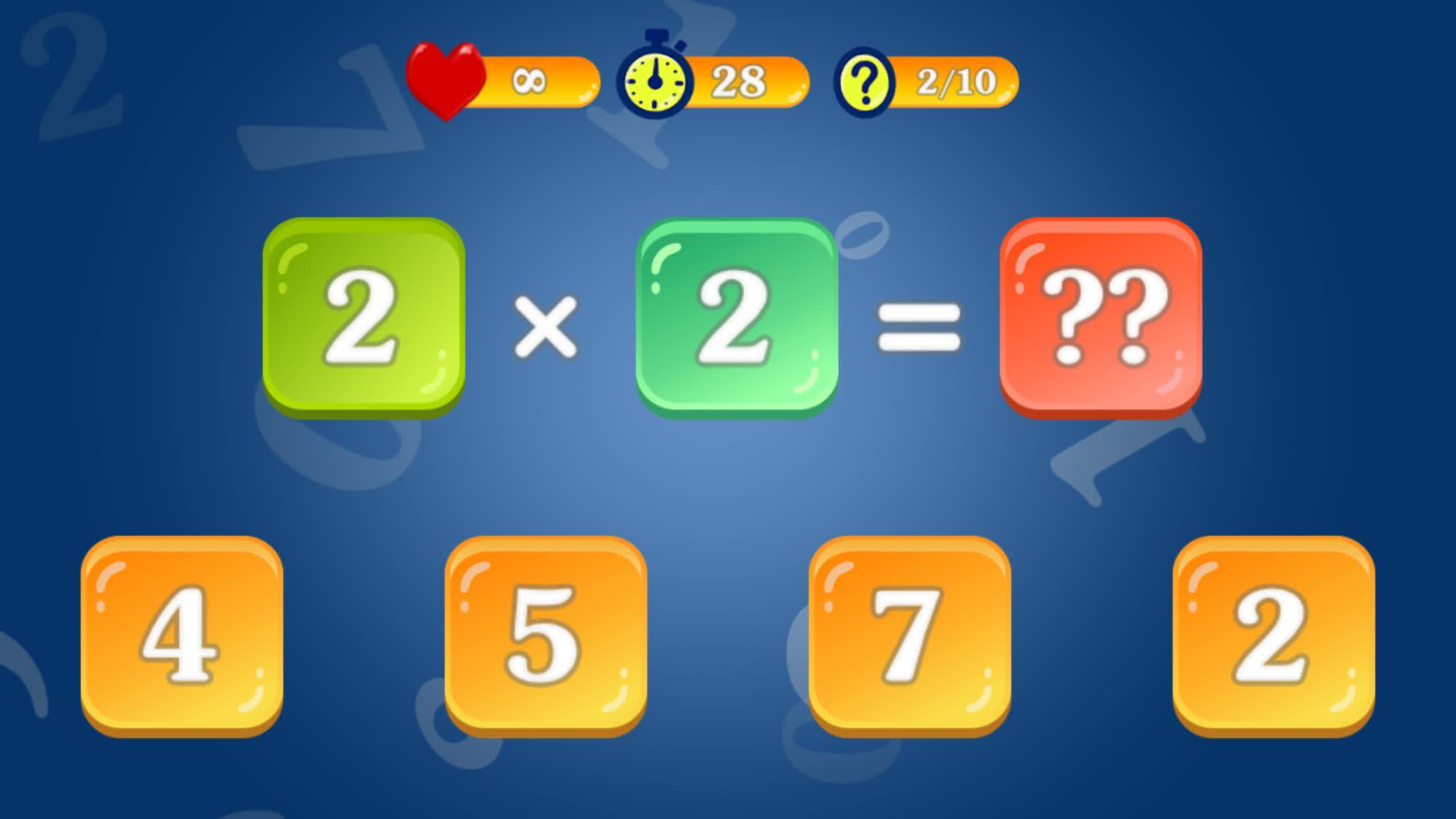 Multiplication and Division Tables. Training. 2.1.3 Screenshot 1