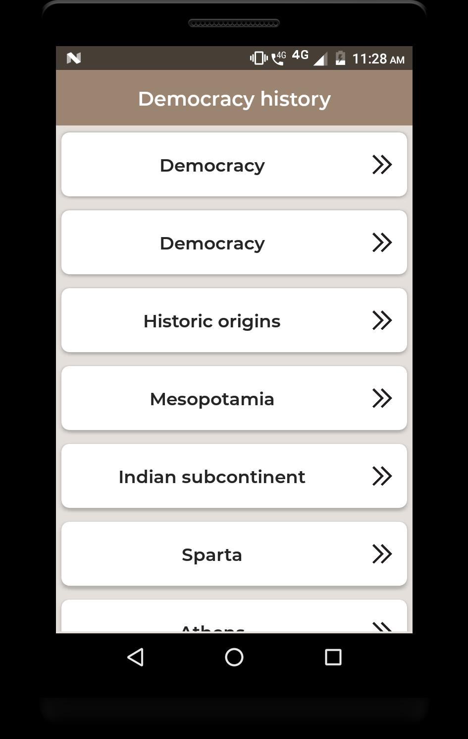Democracy history 1.2 Screenshot 2