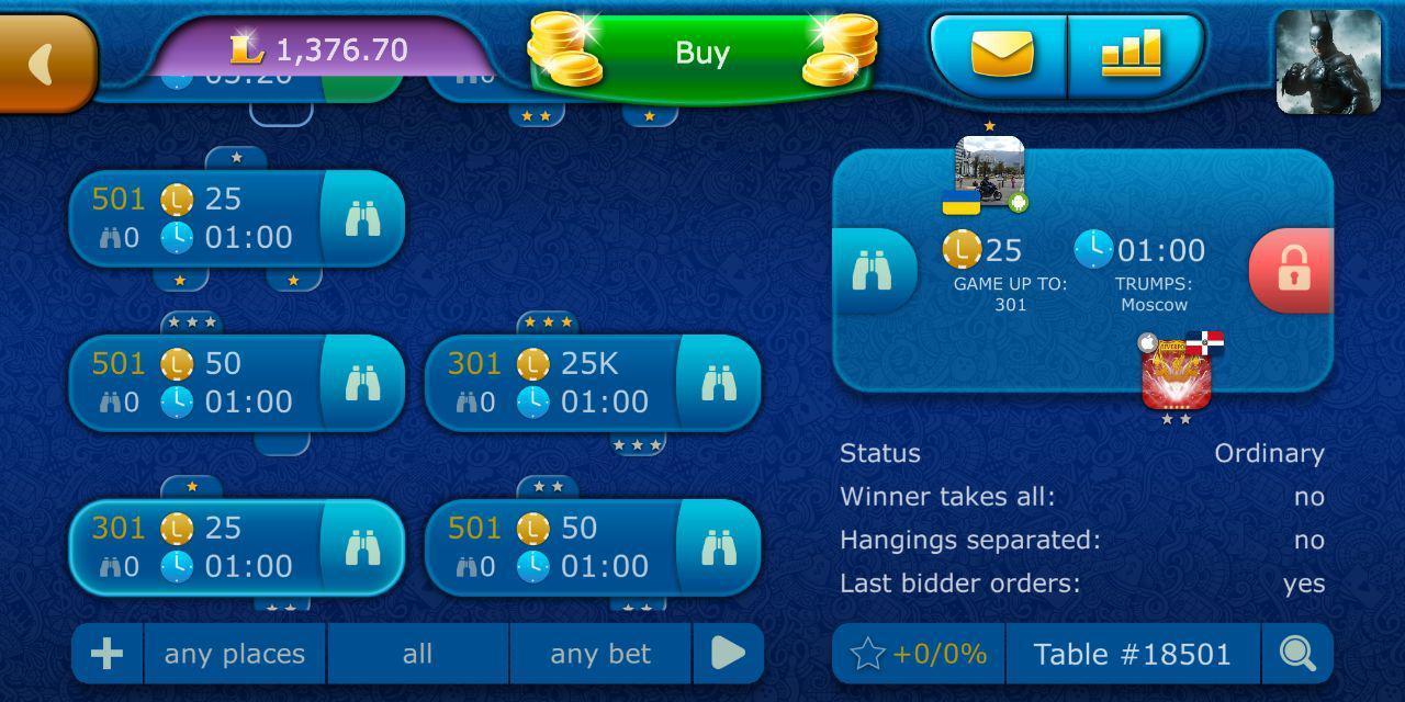 Clabber LiveGames - free online card game 4.02 Screenshot 7