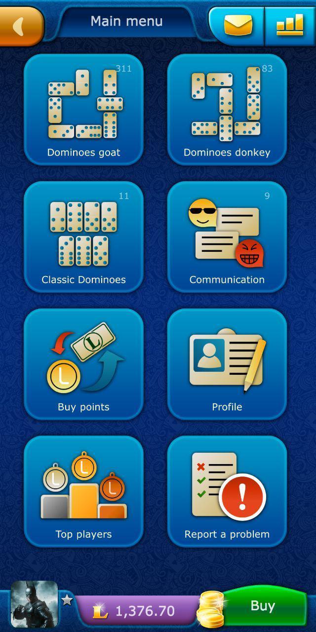 Dominoes LiveGames - free online game 3.86 Screenshot 1
