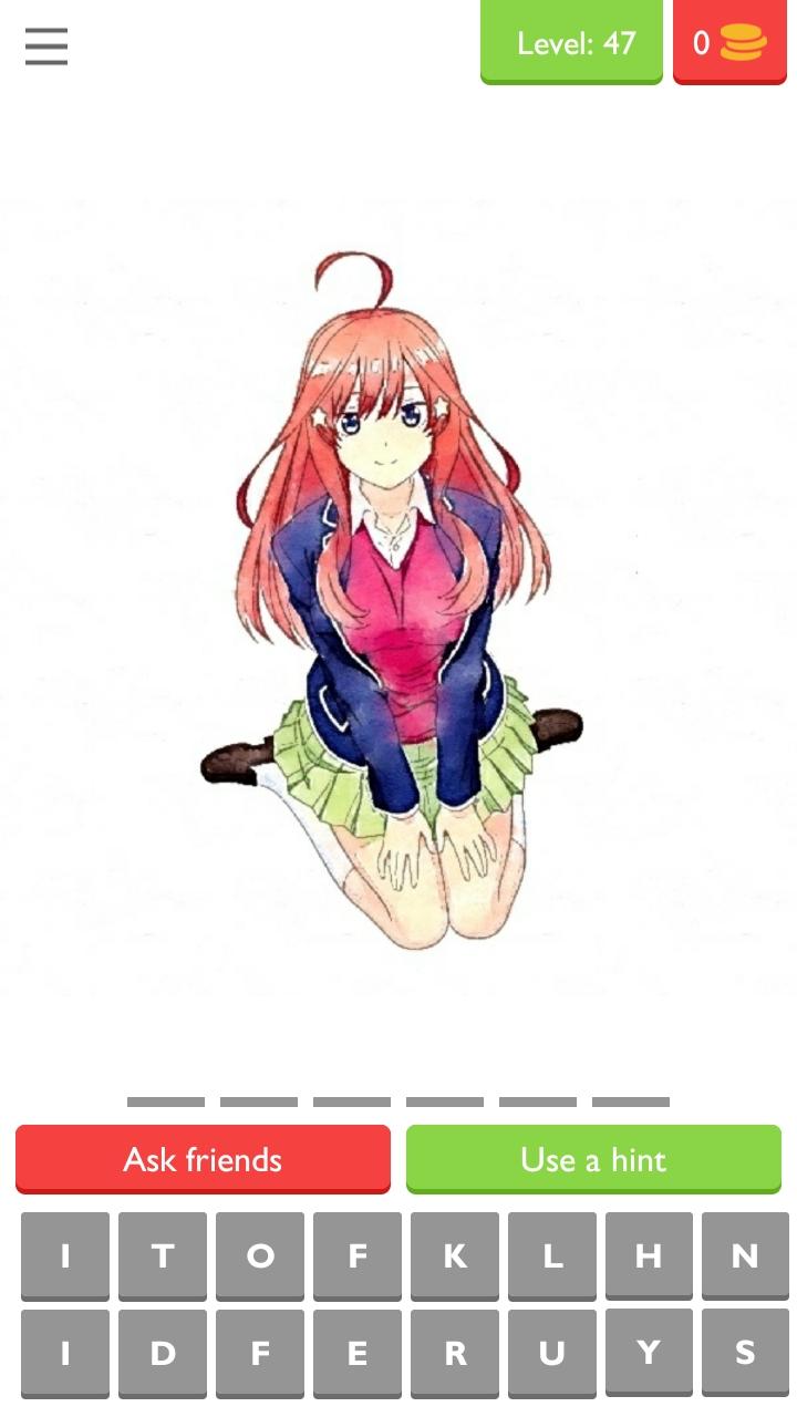 guess the anime character for Android  Download  Cafe Bazaar