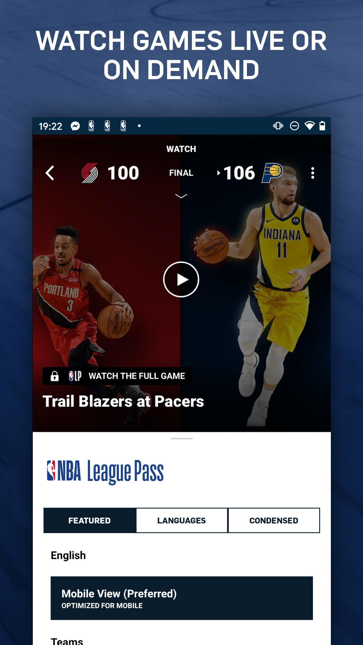 NBA Live Games & Scores 10.1103 Screenshot 3