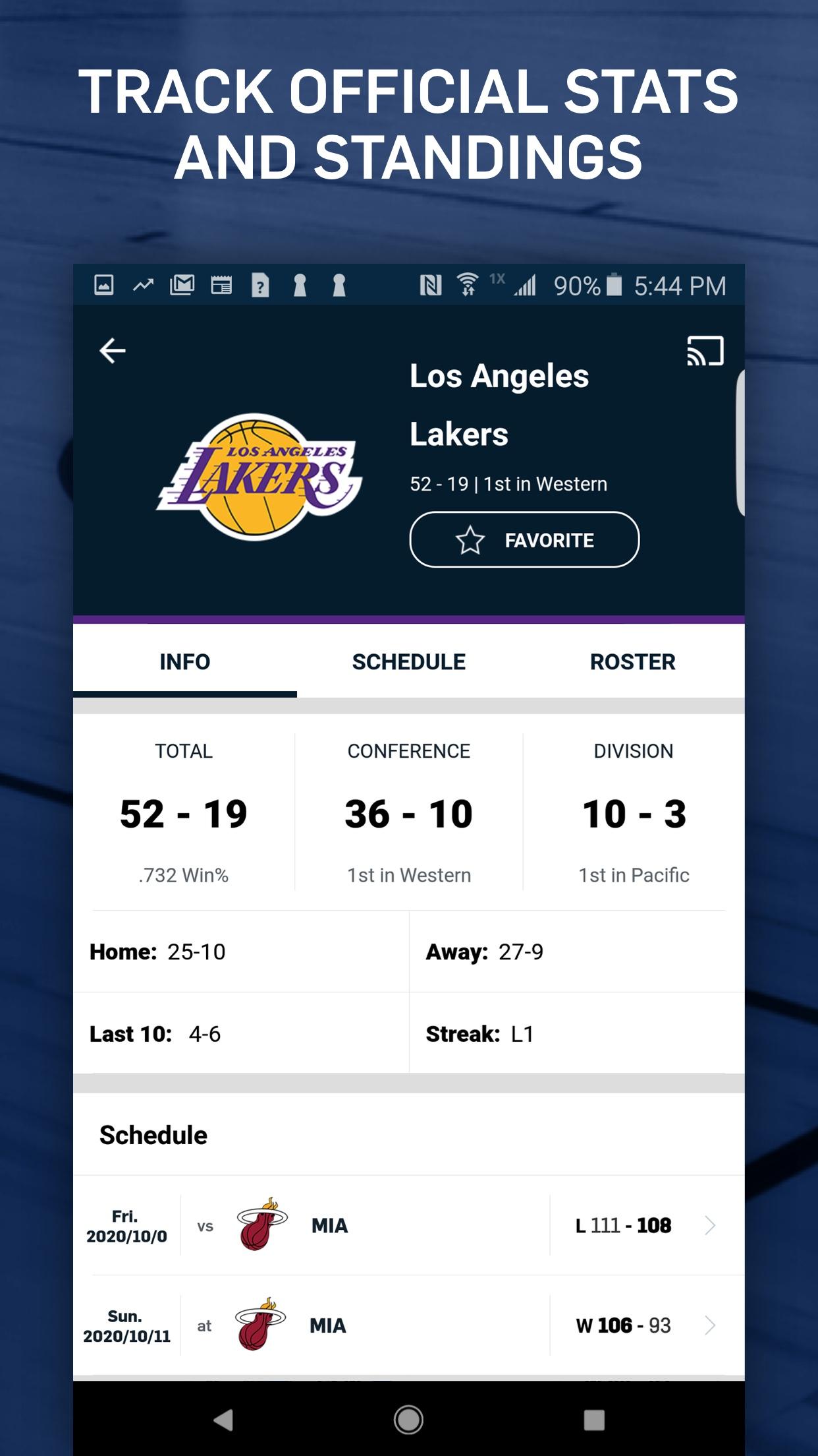 NBA Live Games & Scores 10.1103 Screenshot 6
