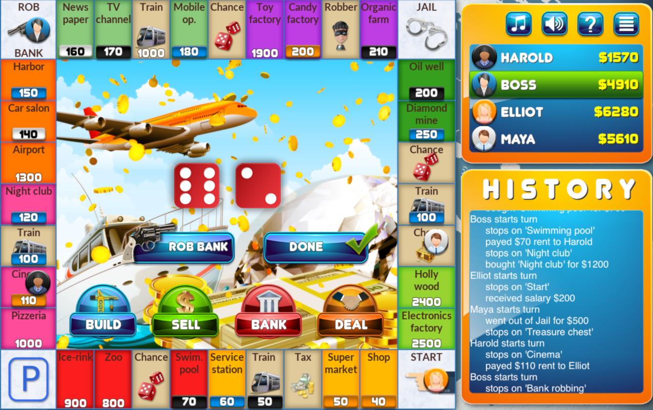 CrazyPoly Business Dice Game 2.4.7 Screenshot 1