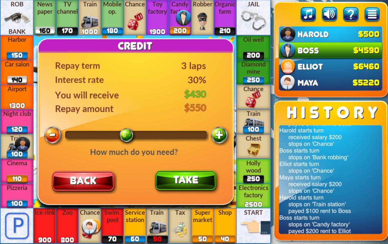 CrazyPoly Business Dice Game 2.4.7 Screenshot 4