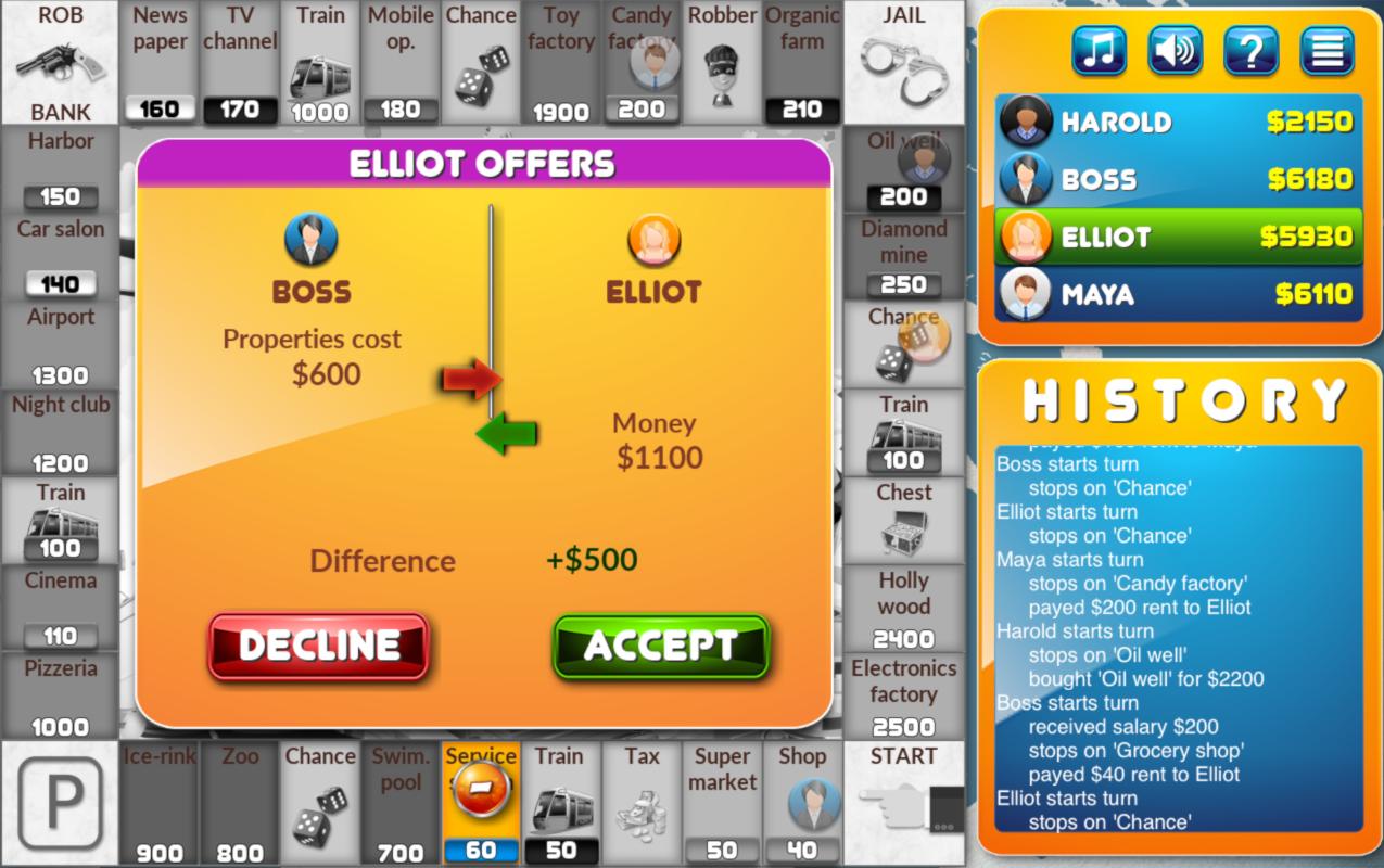 CrazyPoly Business Dice Game 2.4.7 Screenshot 5