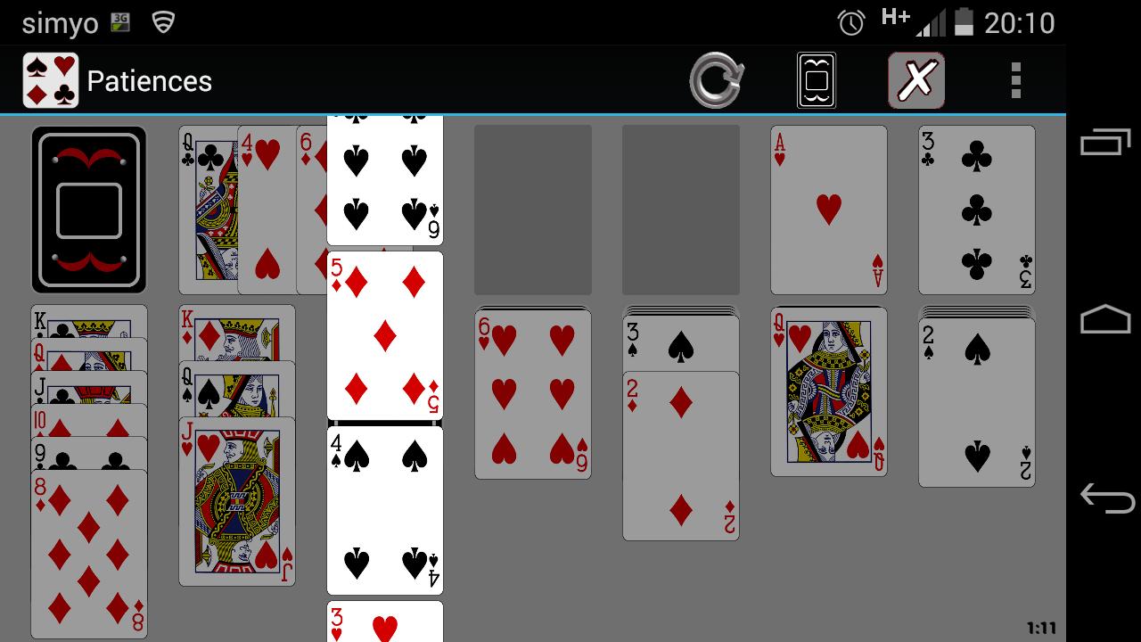 Patiences Solitaire Spider FreeCell Forty Thieves 4.0.3 Screenshot 2