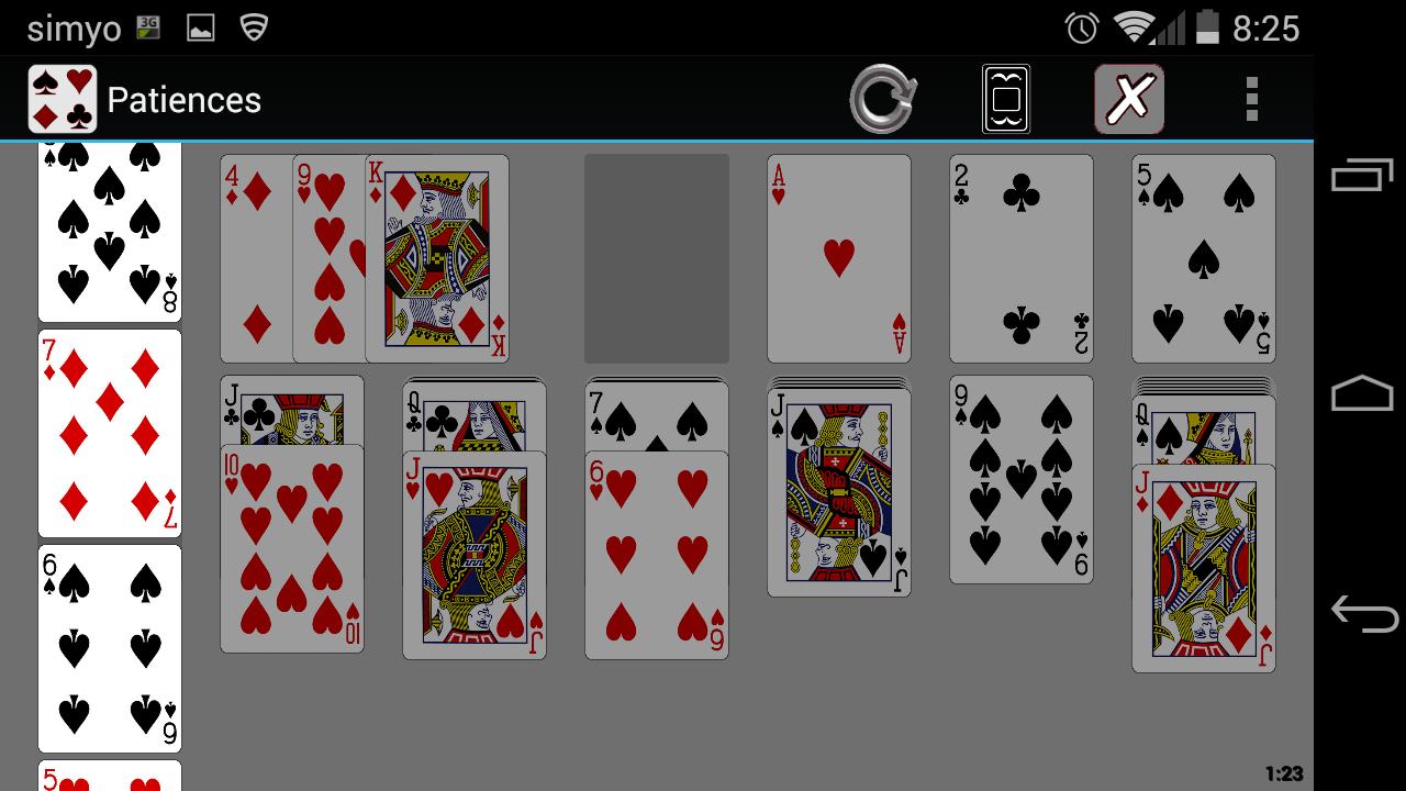 Patiences Solitaire Spider FreeCell Forty Thieves 4.0.3 Screenshot 3
