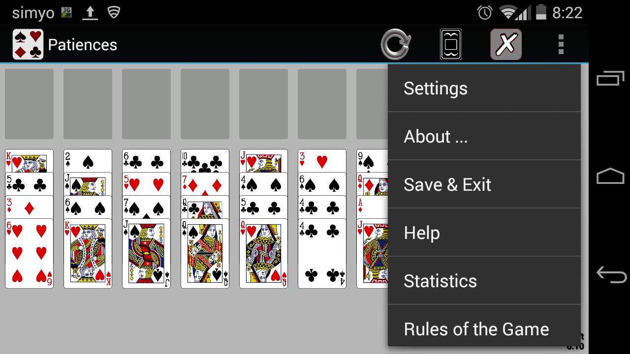 Patiences Solitaire Spider FreeCell Forty Thieves 4.0.3 Screenshot 7