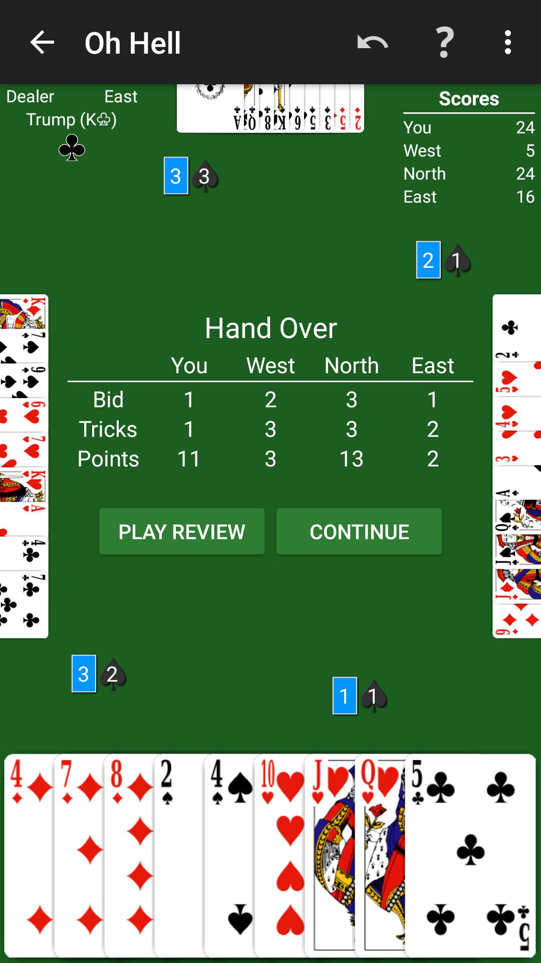 Oh Hell by NeuralPlay 1.90 Screenshot 3