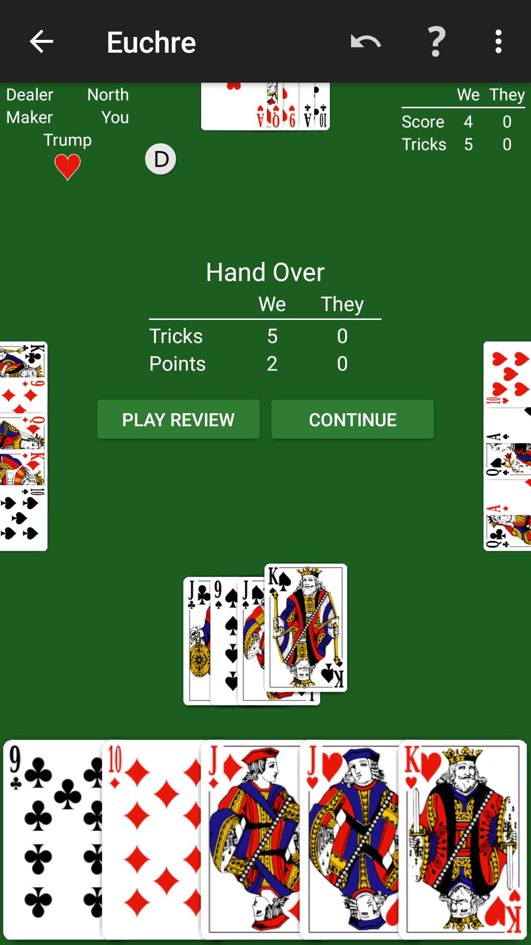 Euchre by NeuralPlay 2.50 Screenshot 2