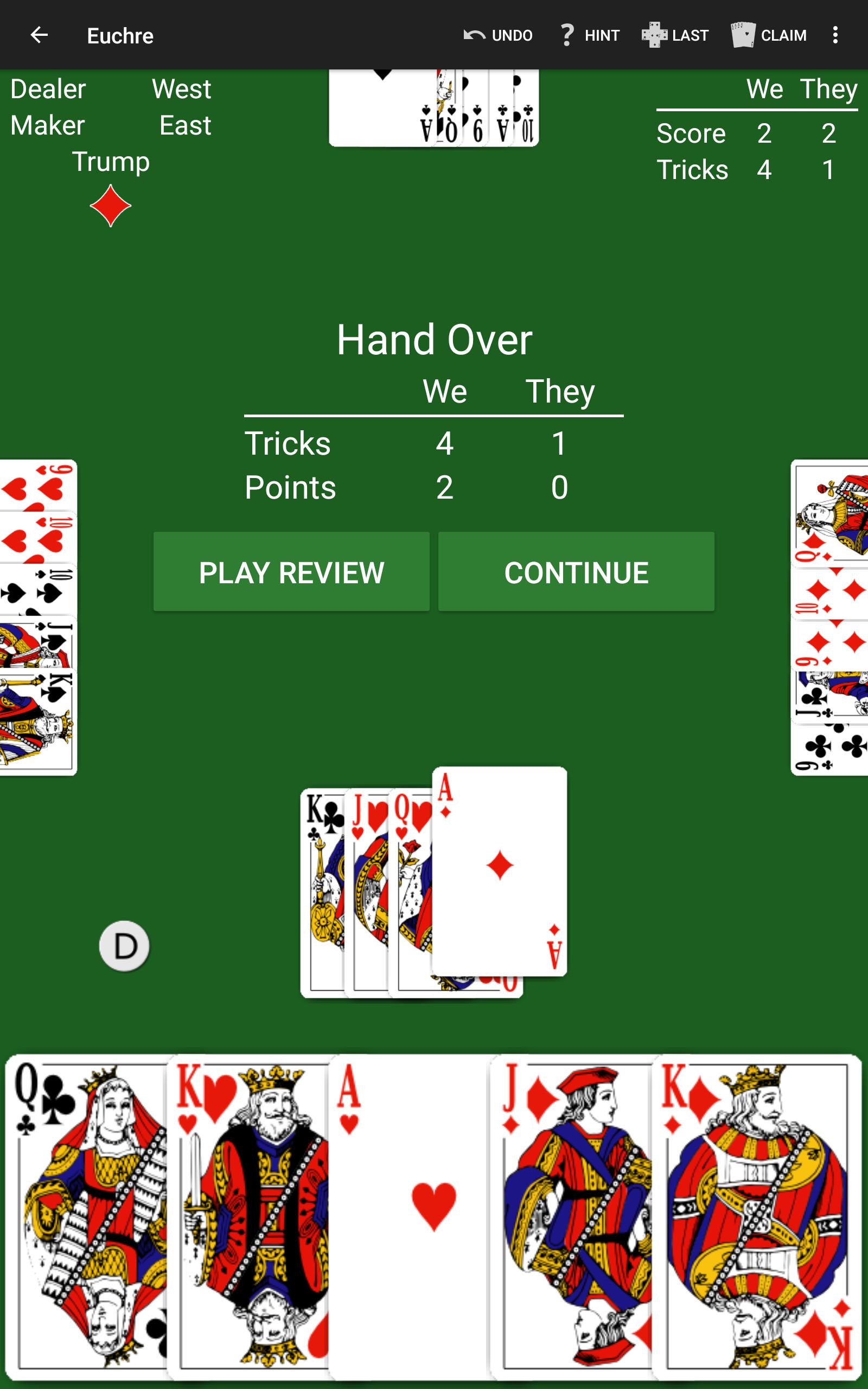 Euchre by NeuralPlay 2.50 Screenshot 9