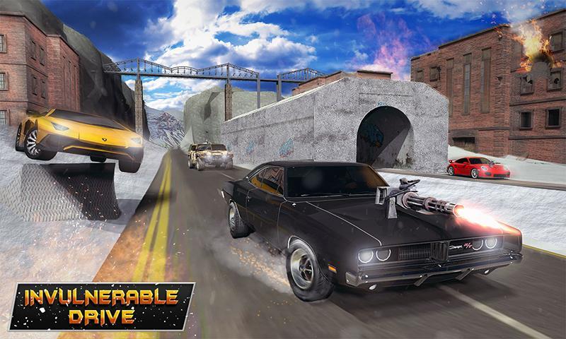 Furious Car Shooting Game: Snow Car war Games 2021 1.8.0 Screenshot 1