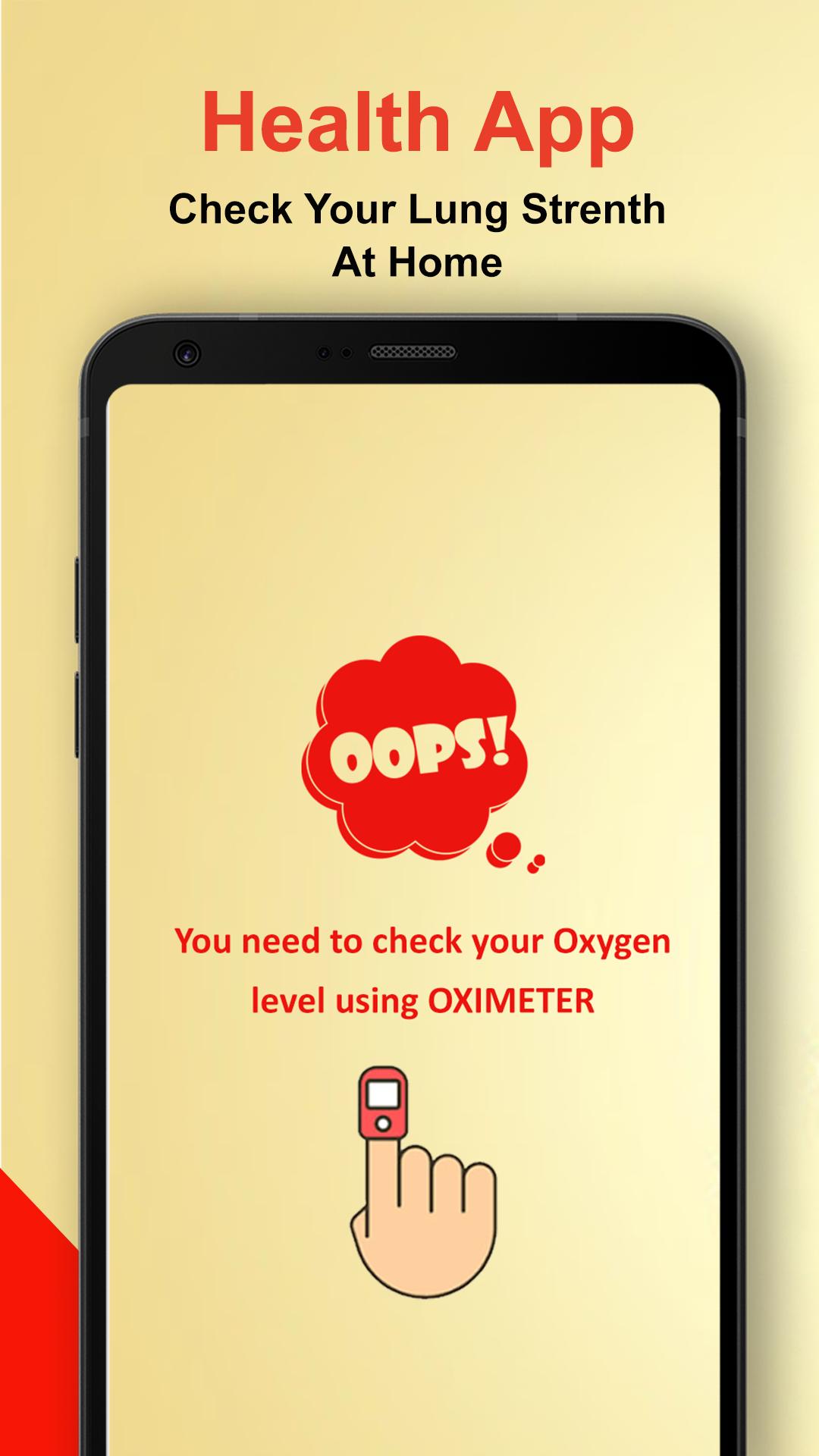 Oxygen Level Check Lung Strength 1.5 Screenshot 3