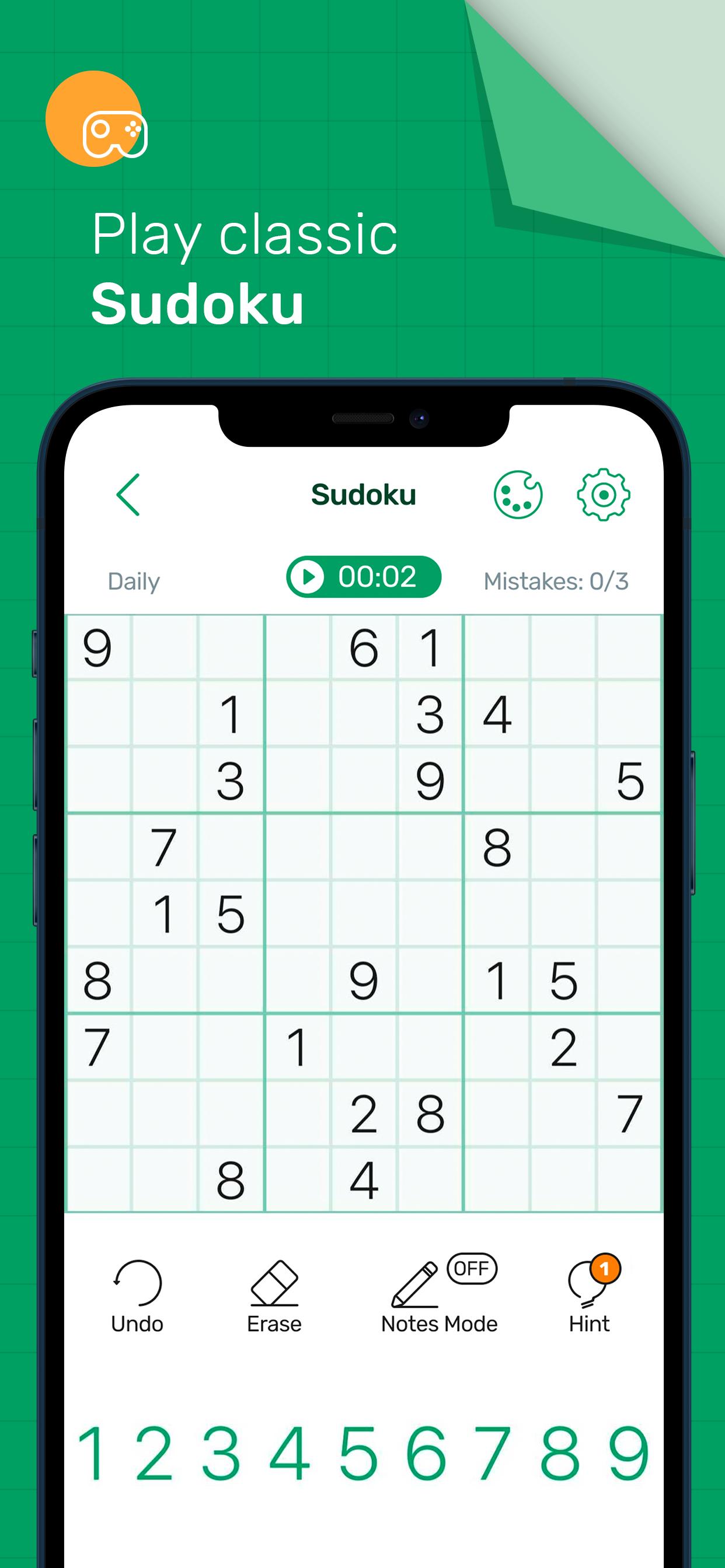 Sudoku The Best Numbers Puzzle Game 0.58 Screenshot 1