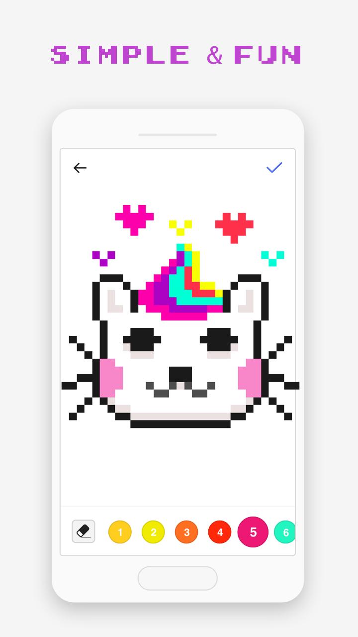 Pixel Art Book - Color by Number Free Games 1.8.7 Screenshot 4