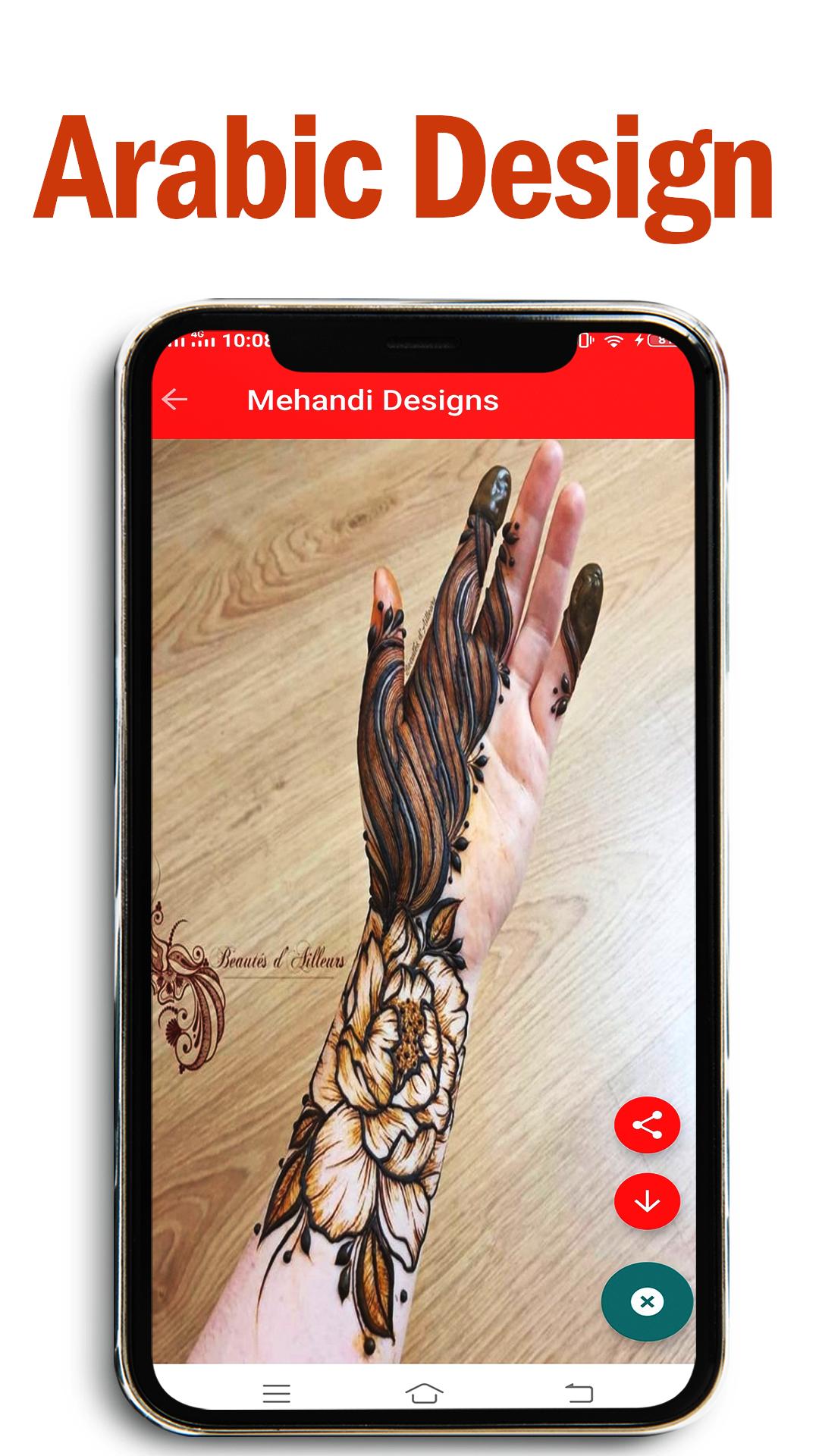 Mehndi Design New 2021-Latest Mehndi Style Free 1.1 Screenshot 8