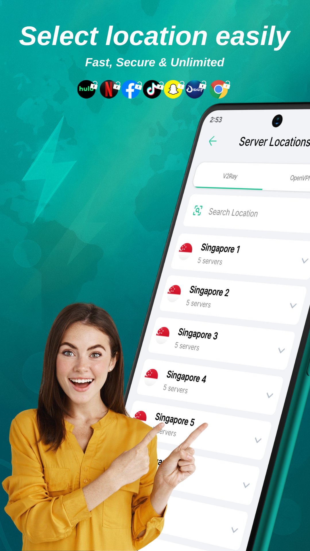 Singapore VPN 36.0 Screenshot 3