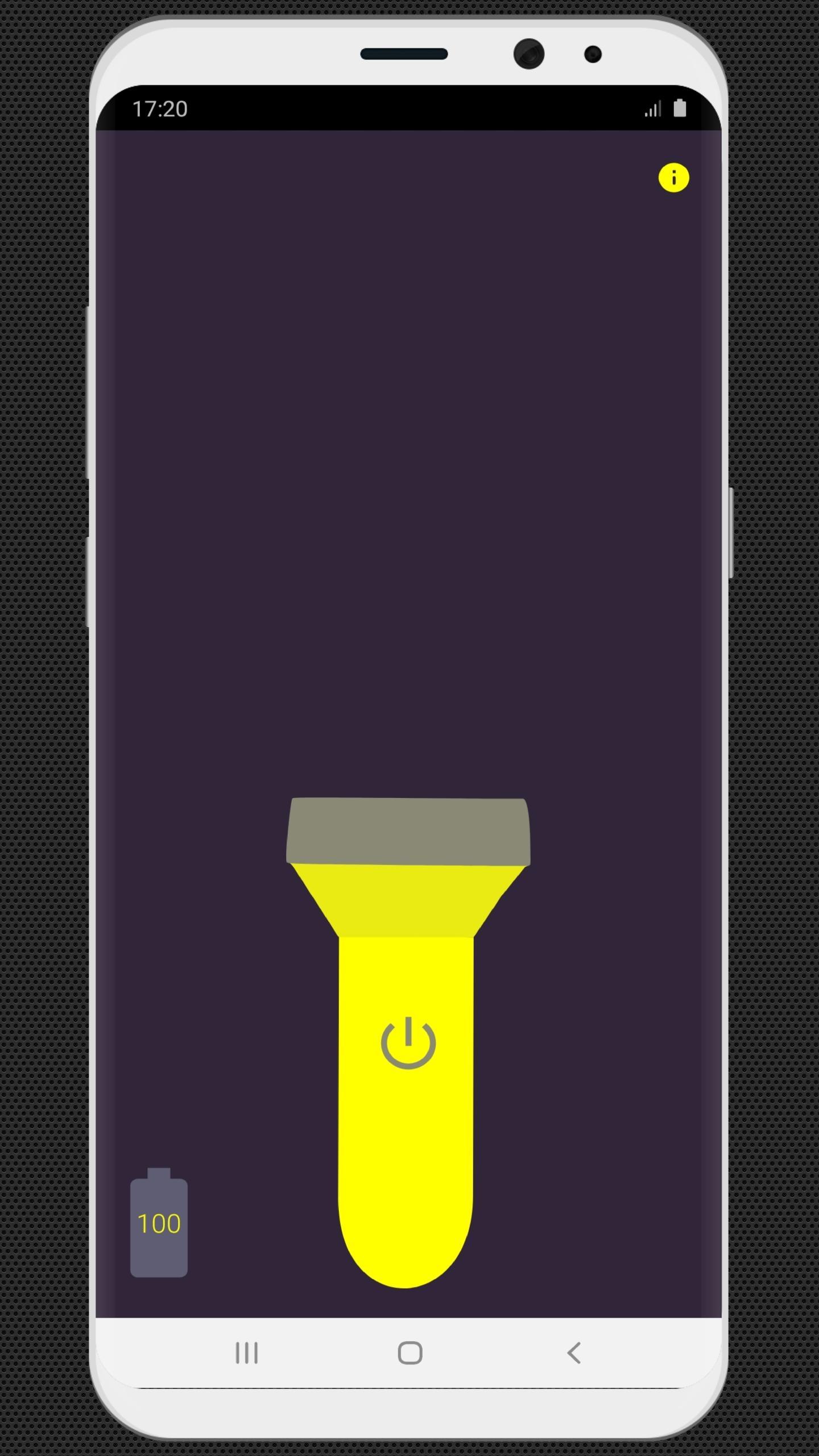 Flashlight illuminate, light, battery percentage 2.0.2 Screenshot 1