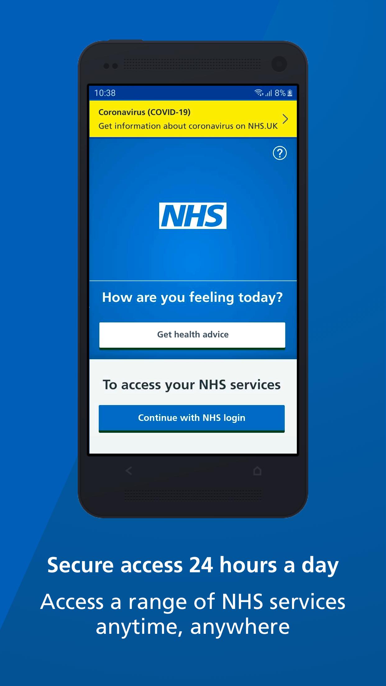 NHS App 1.41.3 Screenshot 1