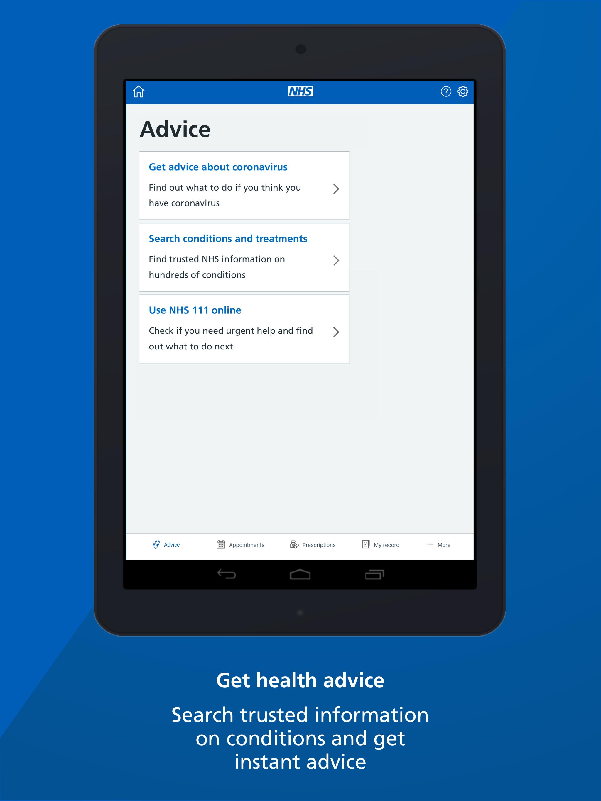 NHS App 1.41.3 Screenshot 14