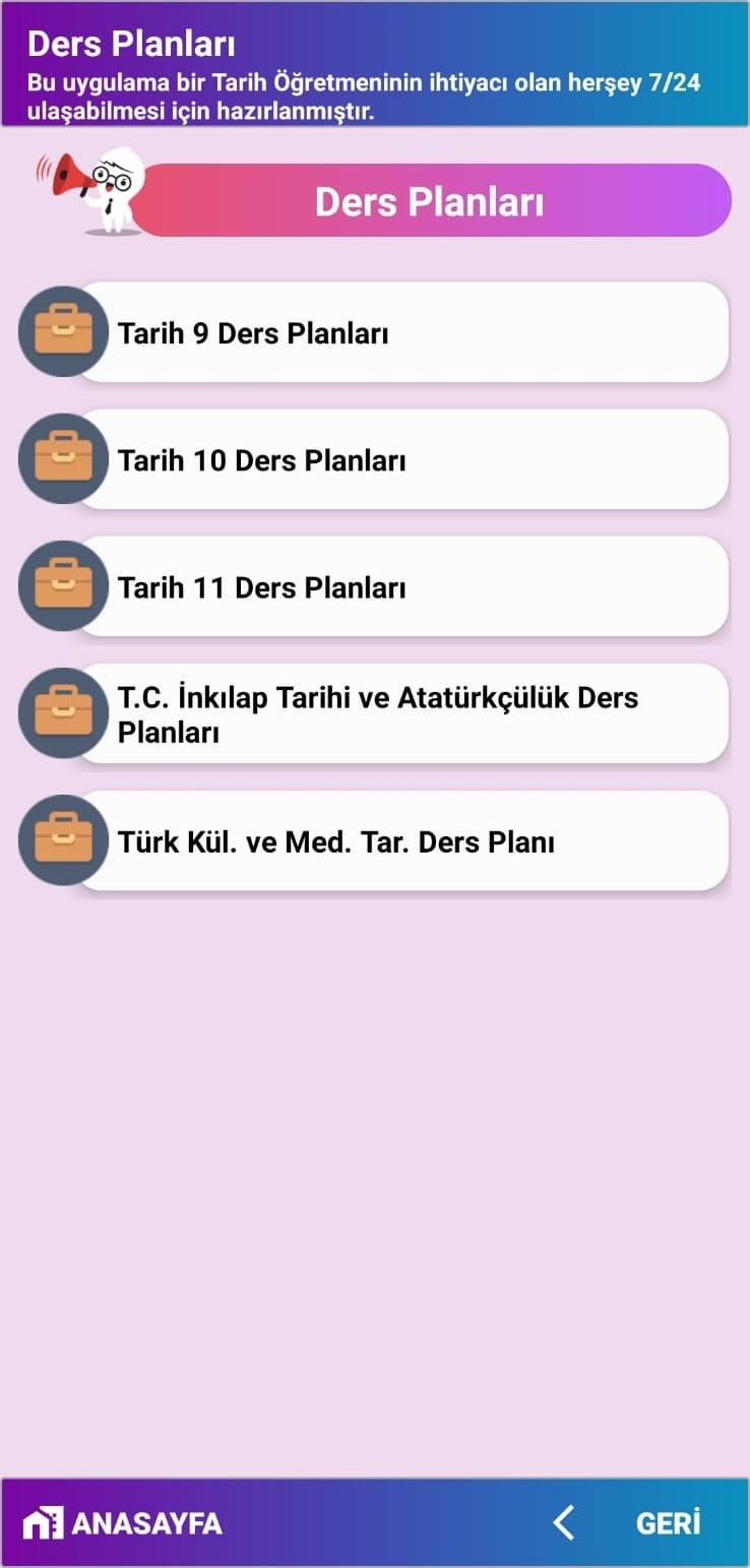 Tarih Ajandası 1.1.1 Screenshot 5