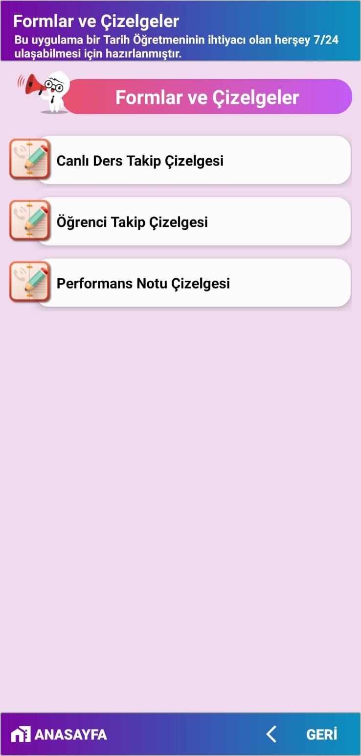 Tarih Ajandası 1.1.1 Screenshot 8