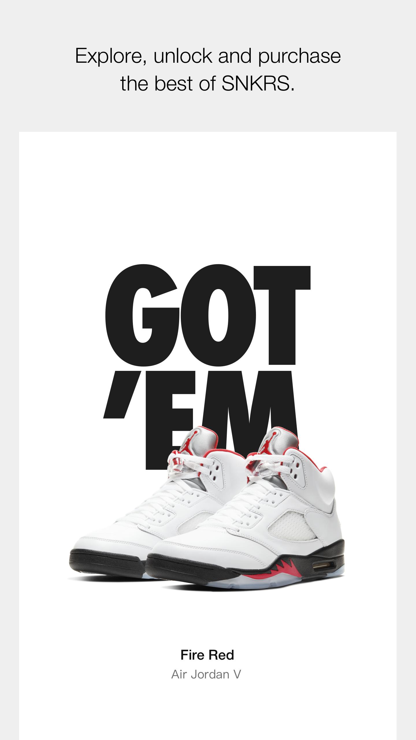 Nike SNKRS: Find & Buy The Latest Sneaker Releases 3.1.1 Screenshot 1