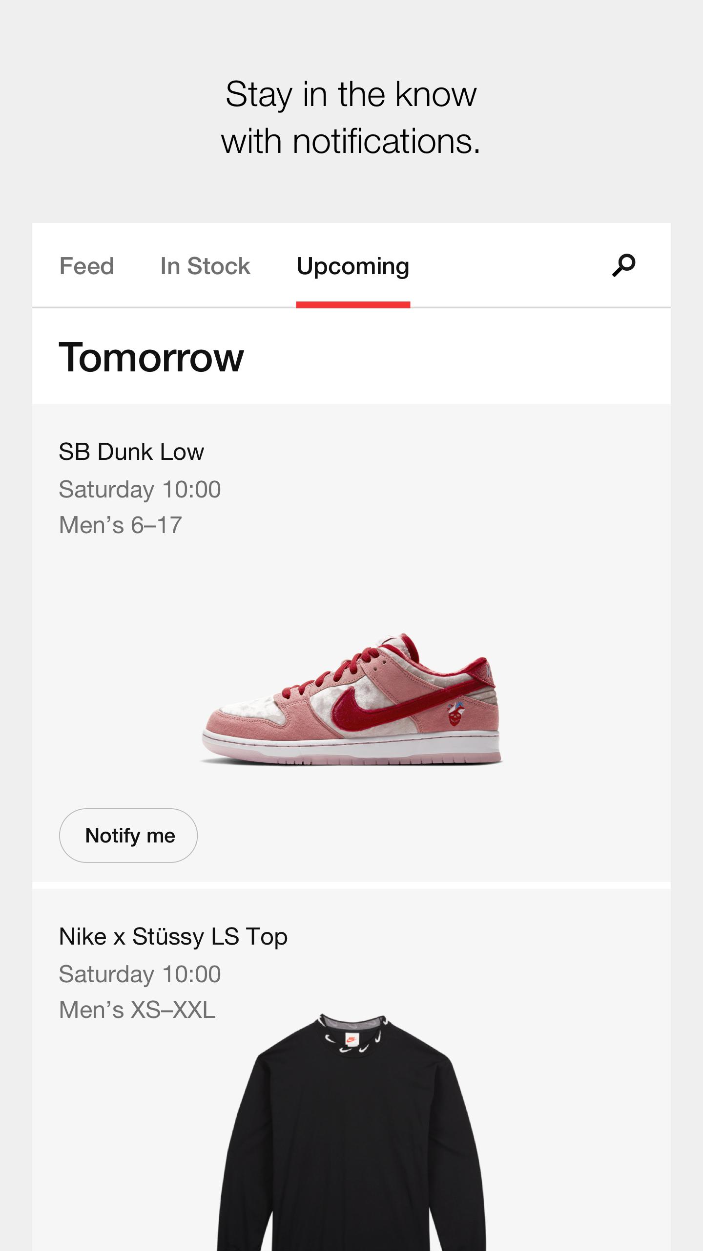 Nike SNKRS: Find & Buy The Latest Sneaker Releases 3.1.1 Screenshot 2
