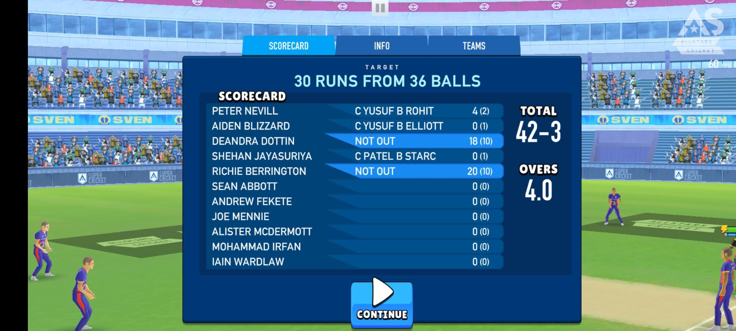 All Stars Cricket - Premier League Ultimate Team 0.0.1.857 Screenshot 6