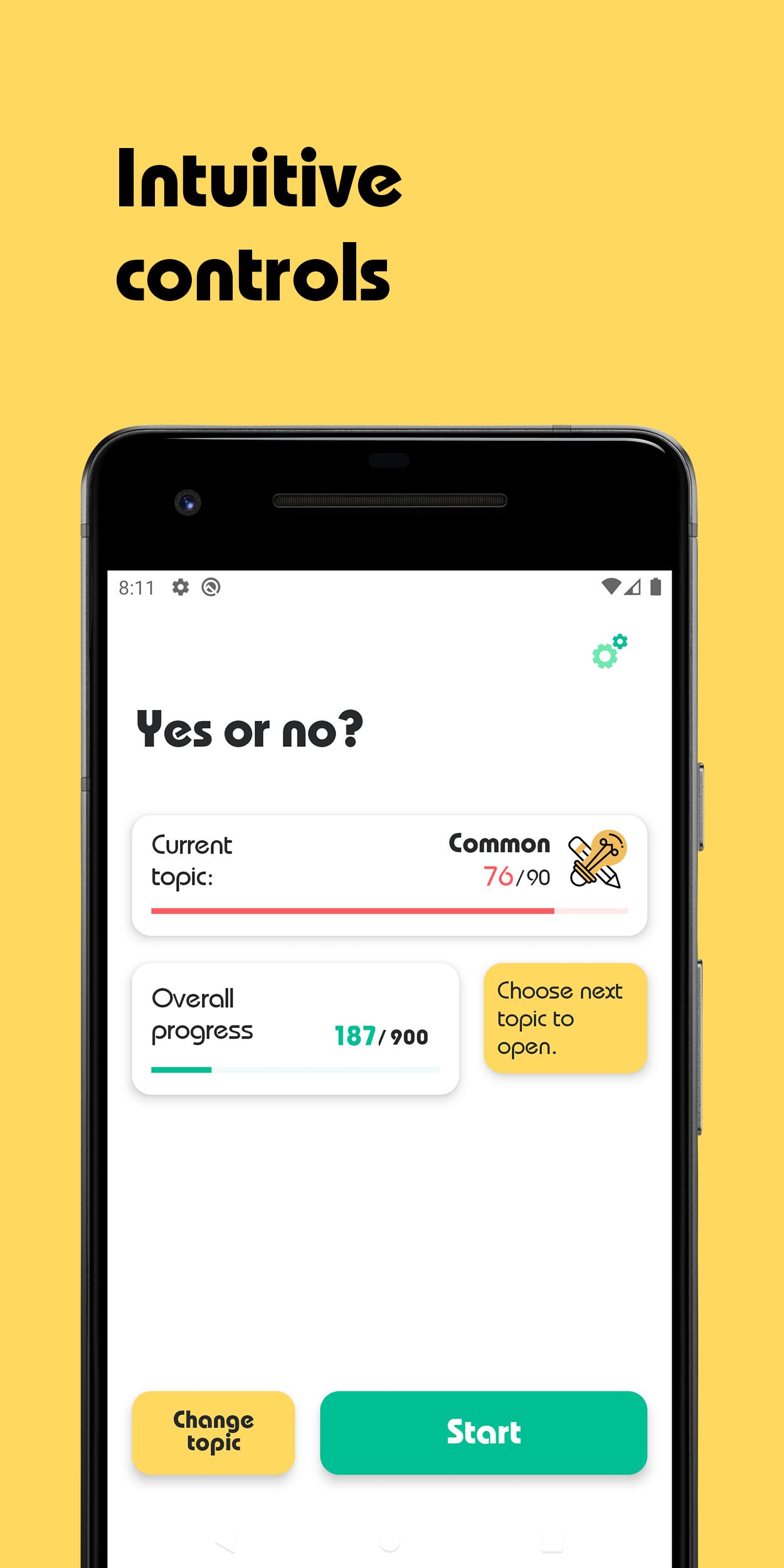 Yes or No? Trivia game with facts 2.1.6 Screenshot 12