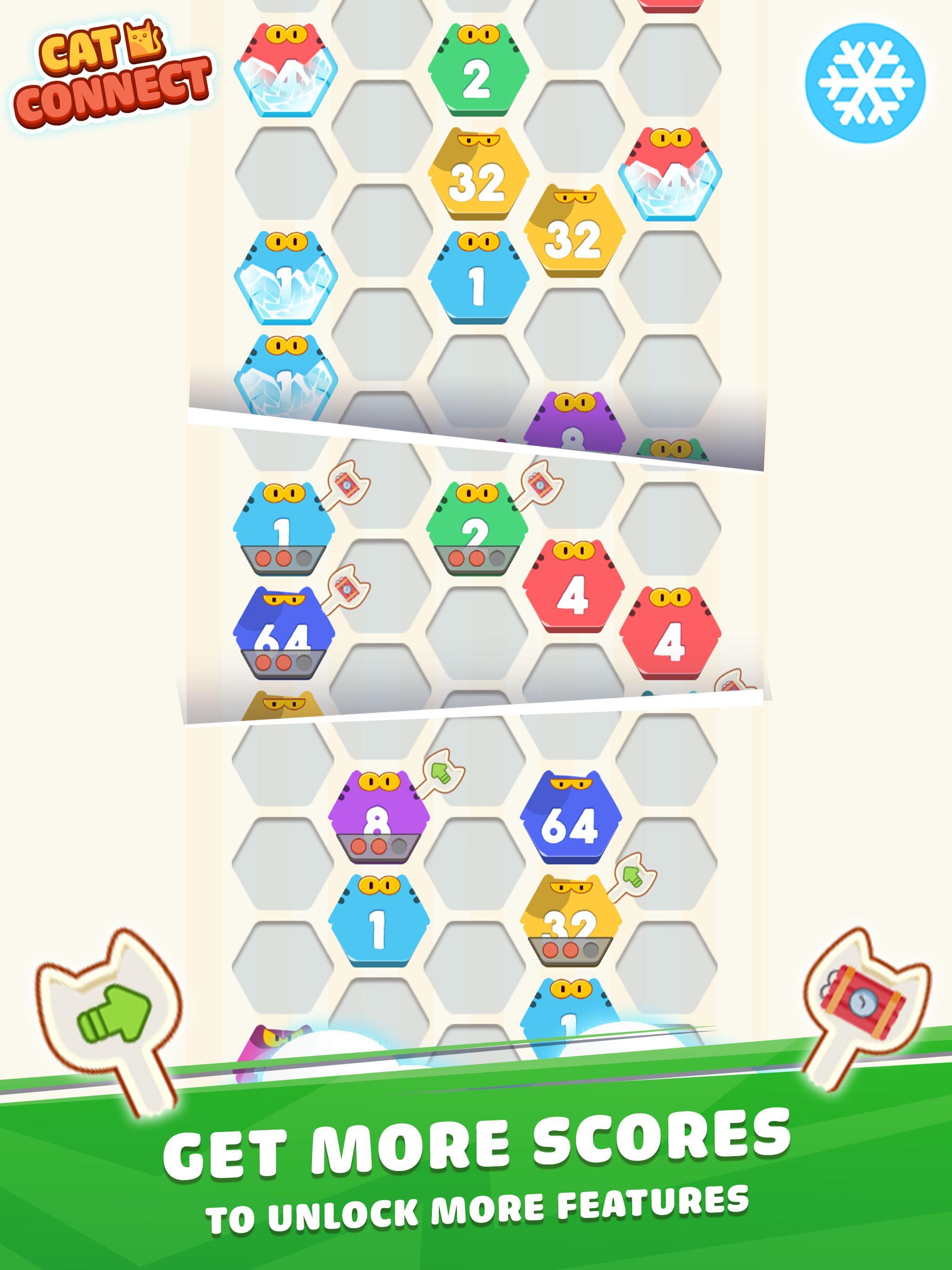 Cat Cell Connect - Merge Number Hexa Blocks 1.1.2 Screenshot 14